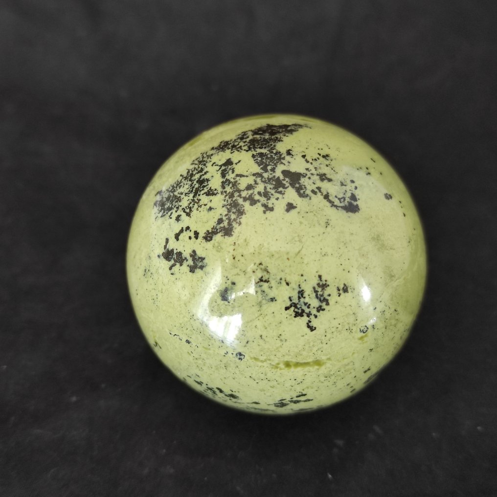 Lagarto de jade norueguês Esfera - Altura: 6 cm- 140 g #2.1