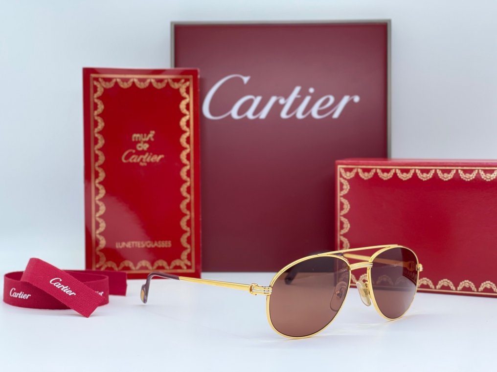 Cartier - Driver Vintage Gold Planted 24k - Sonnenbrille #1.1