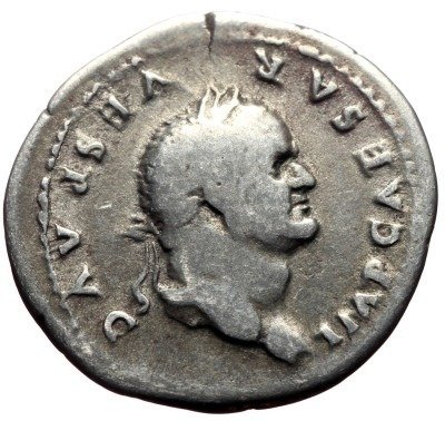 罗马帝国. 维斯帕西安 （公元 69-79）. Denarius #1.2