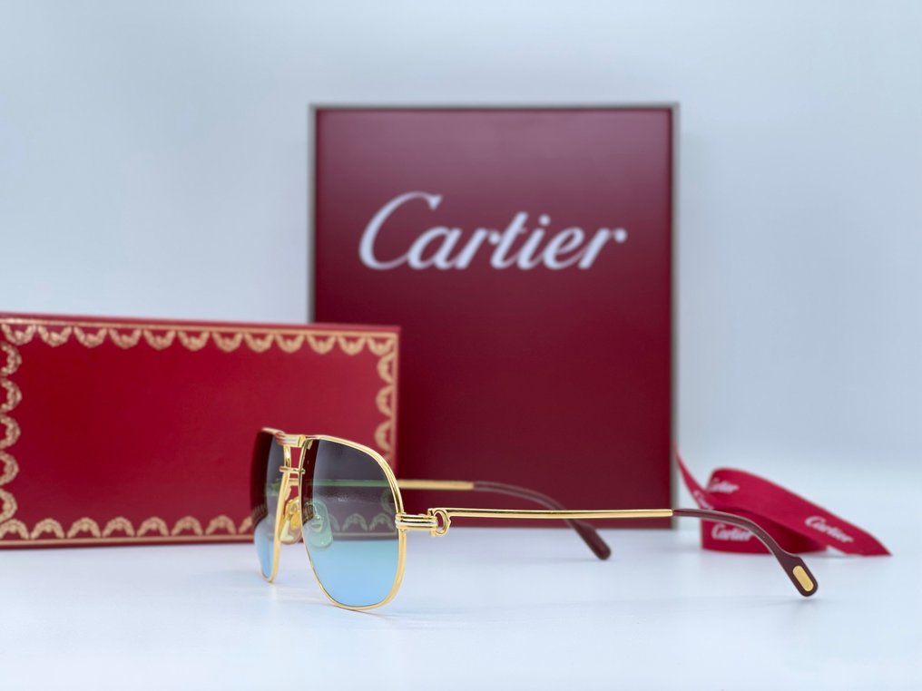Cartier - Tank Vintage Gold Planted 24k - Sunglasses #2.2