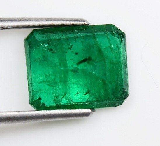 Green Emerald  - 3.23 ct - GRS (Gem Research Swiss Lab) #1.2