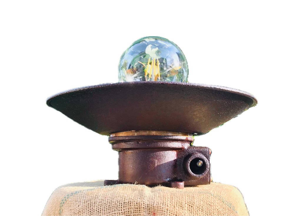 Lámpara industral de hierro - Deckenleuchte - Eisen #2.1