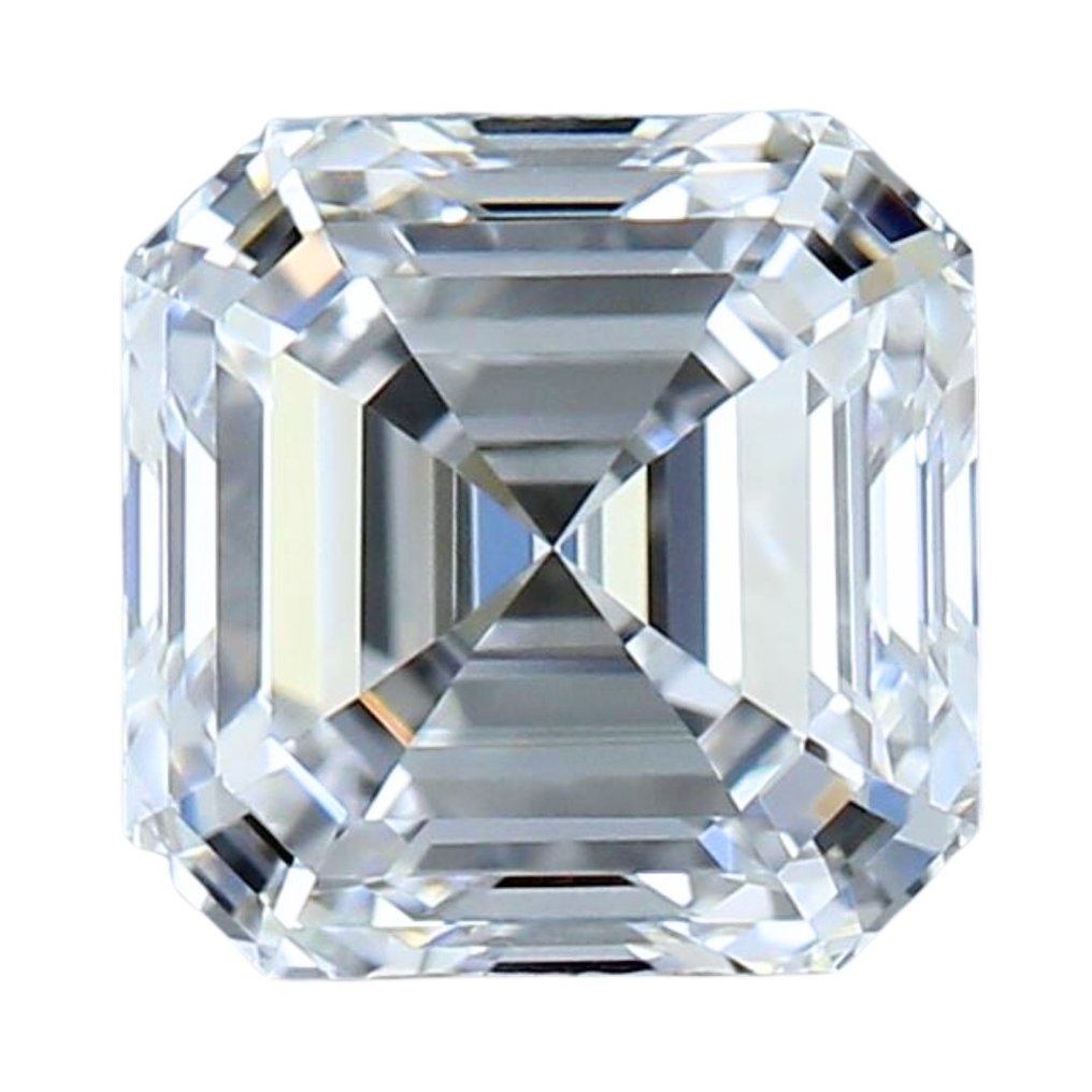 1 pcs Diamant  (Naturelle)  - 1.01 ct - Carré - F - IF - Gemological Institute of America (GIA) #1.1