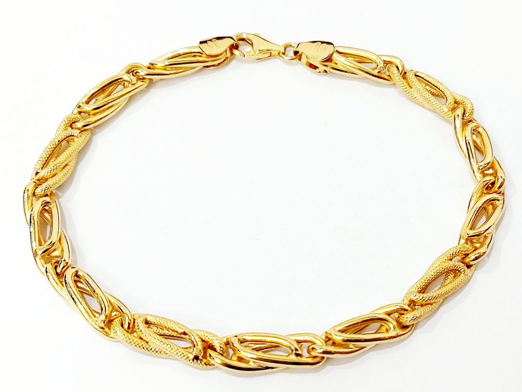 Armband - 18 kt Gult guld - Gjord i Italien #1.1