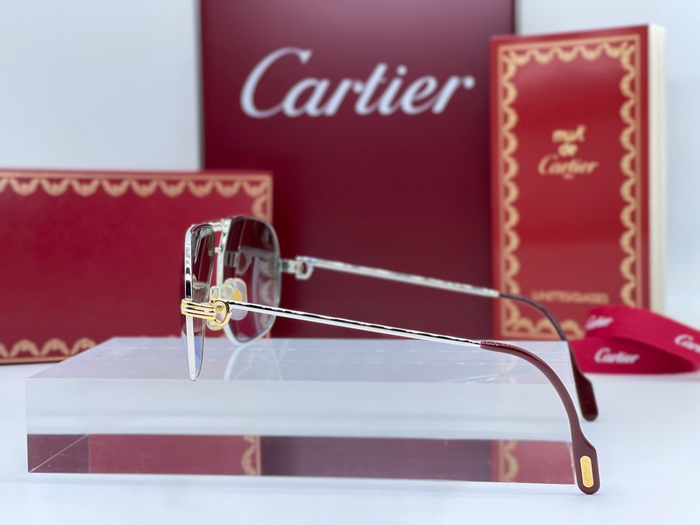 Cartier - Tank Platinum Vintage Gold Planted 24k - Sunglasses #3.1