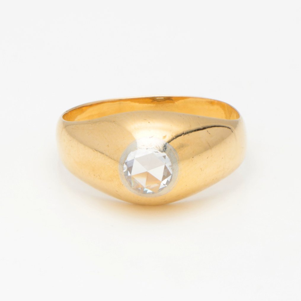 Ring - 18 kt Gelbgold Diamant #1.1