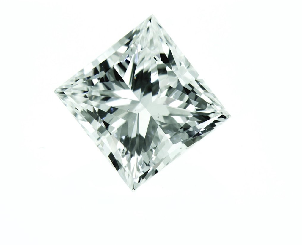 1 pcs Diamante  (Naturale)  - 1.81 ct - Quadrato - E - SI1 - Gemological Institute of America (GIA) - Pietra splendida #1.1