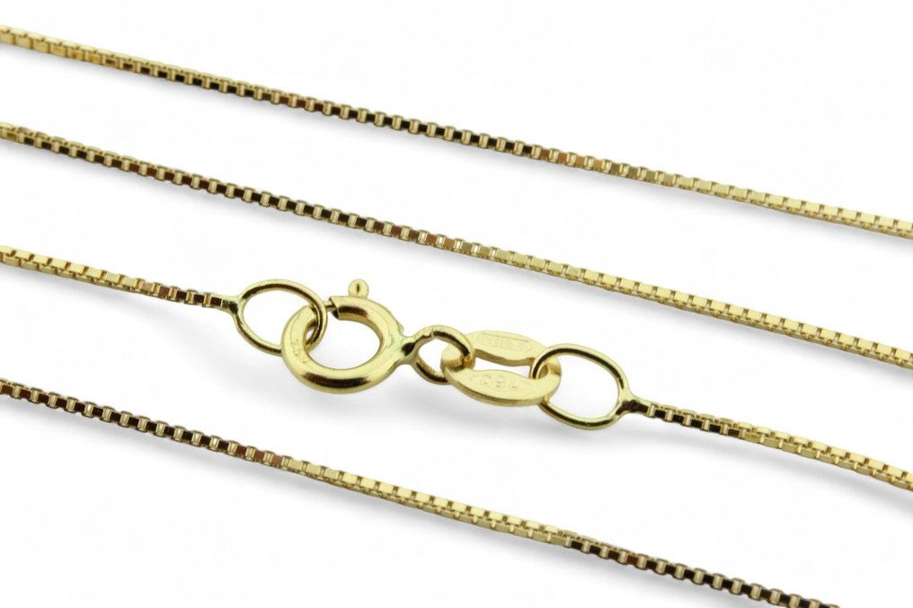 Ingen mindstepris - Halskæde - 18 kraat Gulguld #1.0