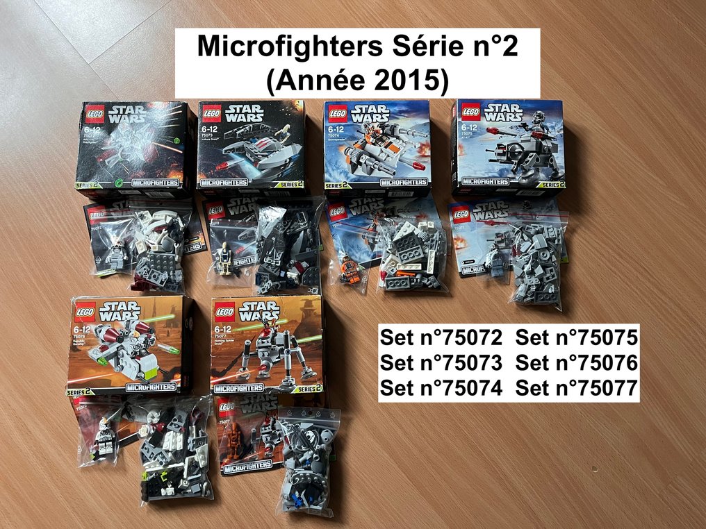 Lego - Série complète des Sets Lego Star Wars Microfighters de 2014 à 2023 #2.2