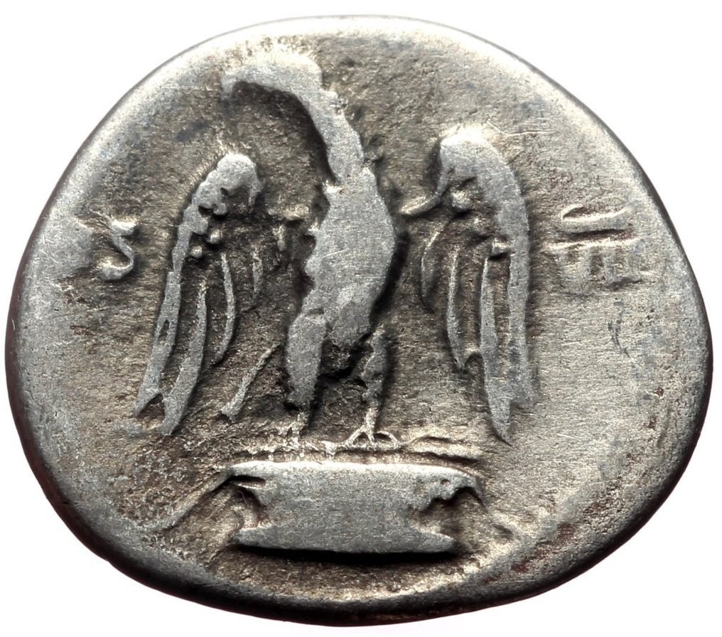 羅馬帝國. 維斯帕先  (AD 69-79). Denarius #1.1