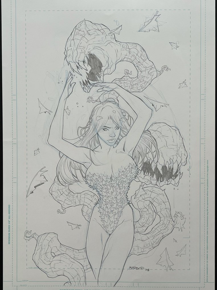 Carlo Barberi - 1 Original drawing - Poison Ivy - Great Commission - 2008 #2.1