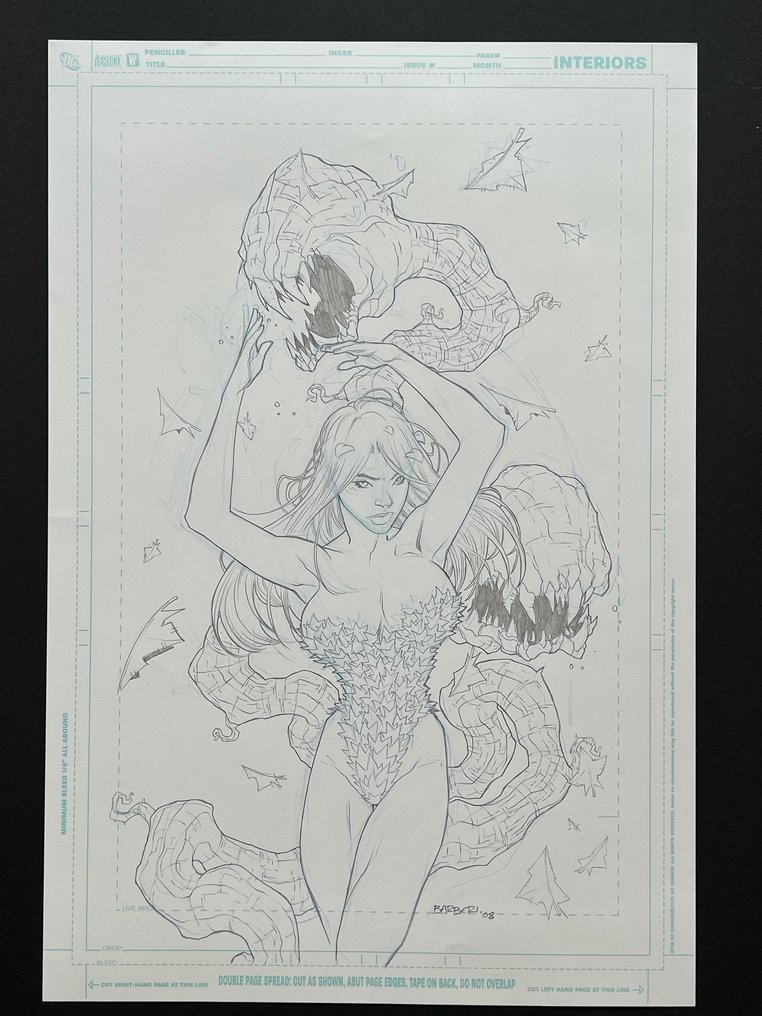 Carlo Barberi - 1 Original drawing - Poison Ivy - Great Commission - 2008 #1.2