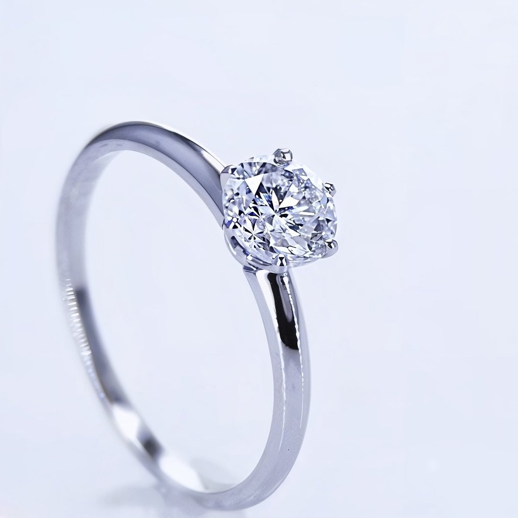 Δαχτυλίδι αρραβώνων - 14 καράτια Λευκός χρυσός - 0.80ct. tw. Διαμάντι (Φυσικό) #3.2