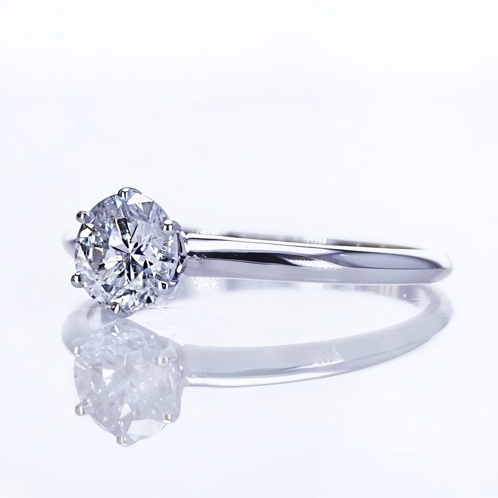 Δαχτυλίδι αρραβώνων - 14 καράτια Λευκός χρυσός - 0.80ct. tw. Διαμάντι (Φυσικό) #2.1