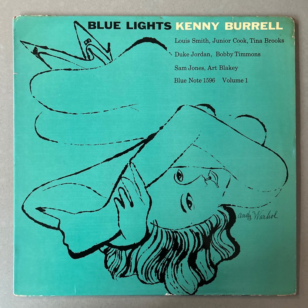 Kenny Burrell - Blue Lights Vol 1 (Andy Warhol cover design) - Single Vinyl Record - 1958 #1.1