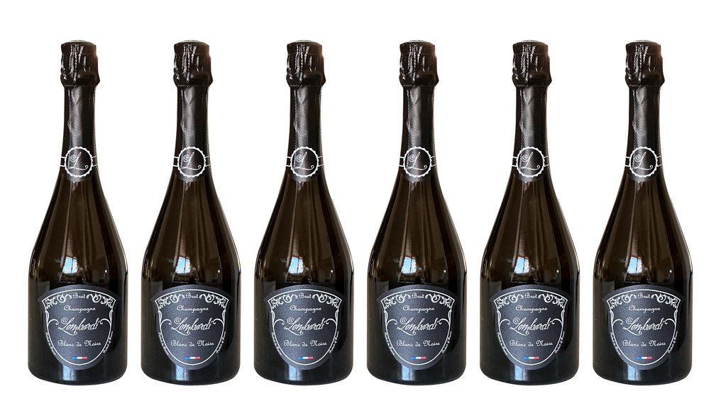Lombardi, "Blanc de Noirs" - Champagne Brut - 6 Flasker (0,75 L) #1.1