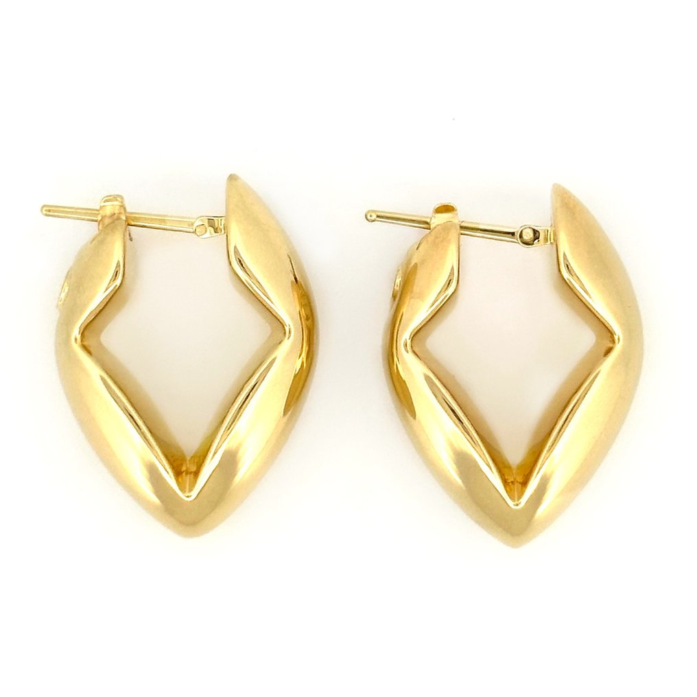 Handmade - 耳環 - Aqua - 6.1 g - 18 克拉 黃金 #1.0