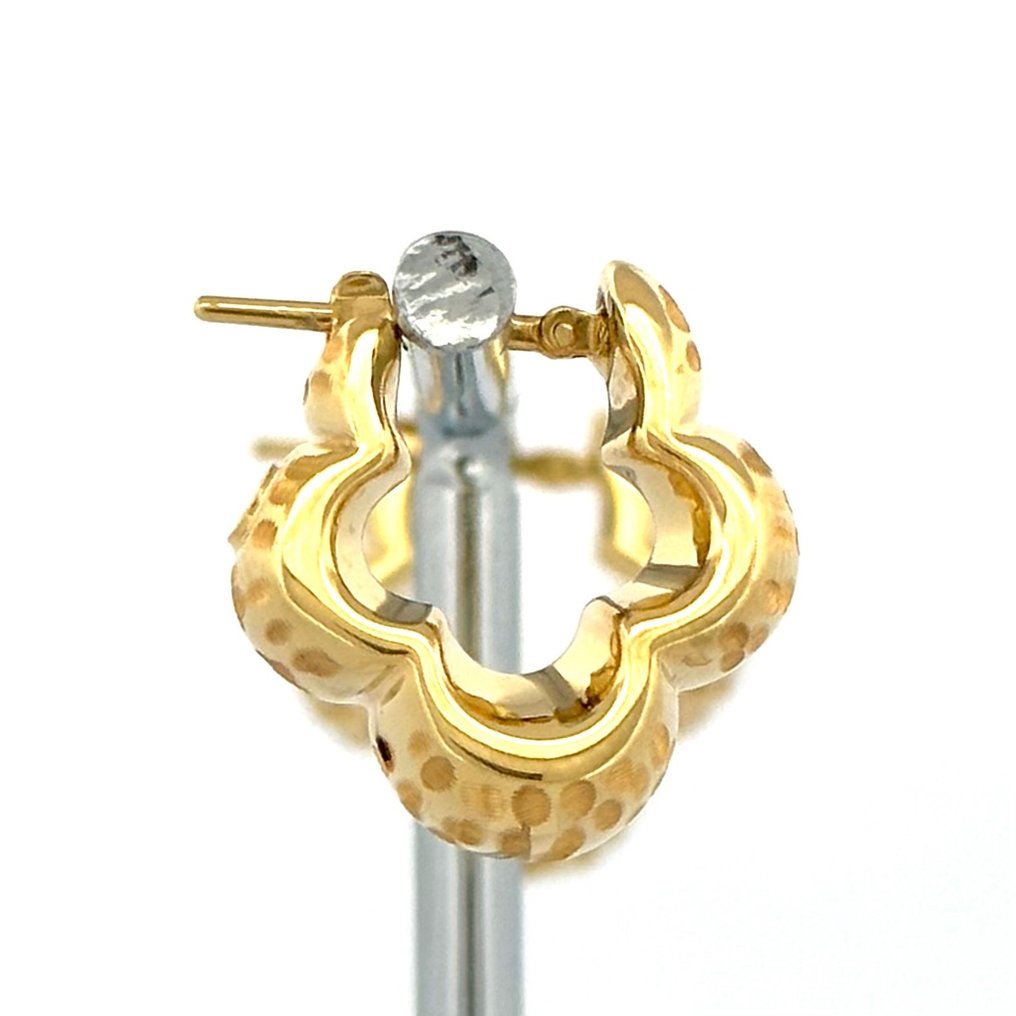 Handmade - 耳環 - Aqua - 4.4 g - 18 克拉 黃金 #3.2