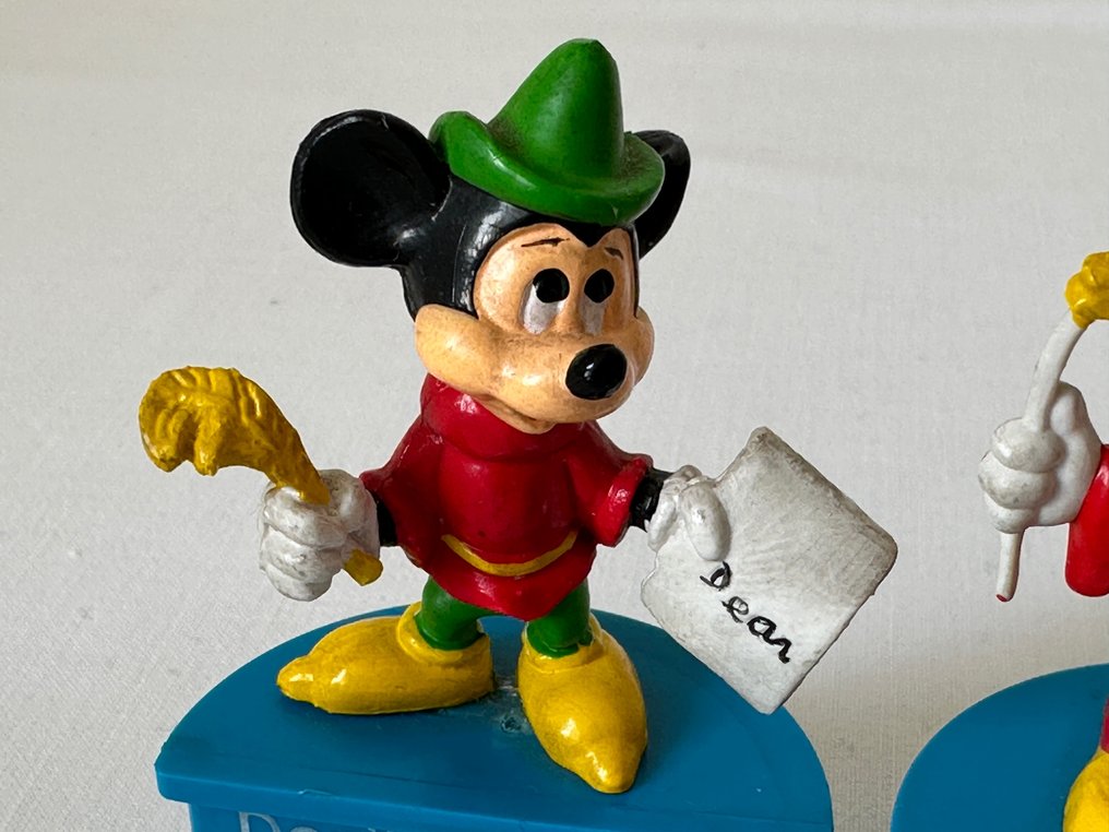 Mickey Mouse - 7 figurer med opmuntring/tillykke - Monogram Florida (early 1980s) #2.1