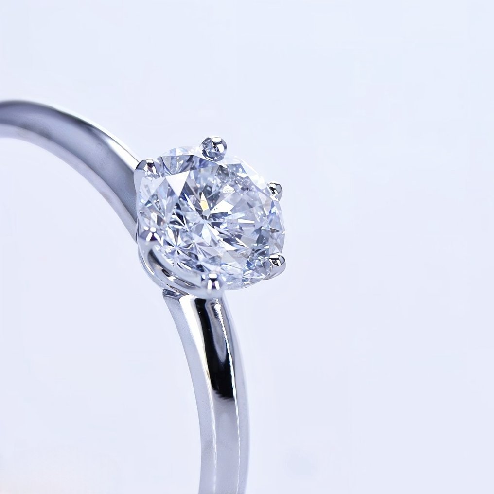 Δαχτυλίδι αρραβώνων - 14 καράτια Λευκός χρυσός - 0.80ct. tw. Διαμάντι (Φυσικό) #4.3