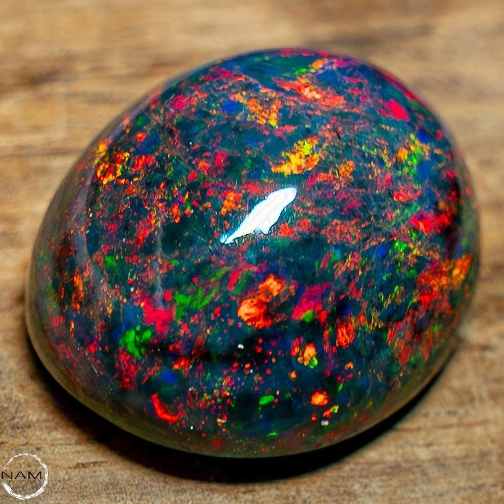 First Quality AAA+++ Black Opal Cabochon 25.3cts- 5.06 g #1.2
