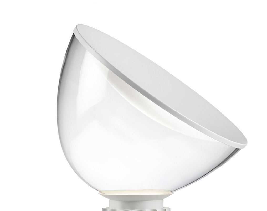 Flos - Achille and Pier Giacomo Castiglioni (1962) - Lamp - Taccia Small Matt White - Aluminium, Glass #2.2