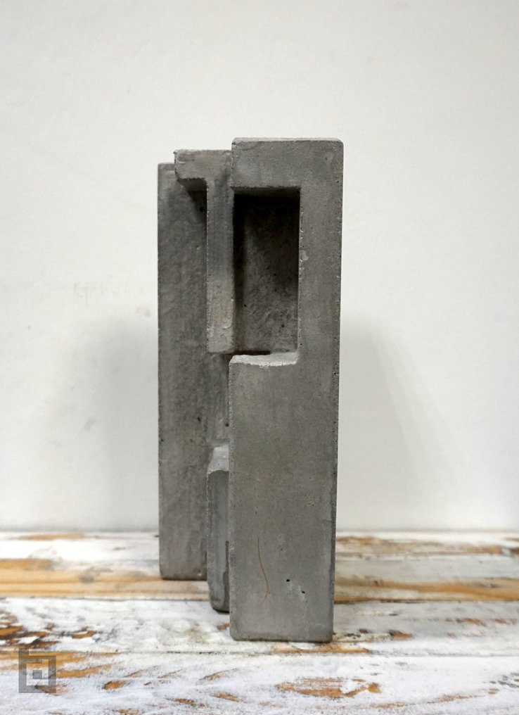 Brutalist Design - Paolo Castagna - Vaso (2)  - cemento - Pezzo unico #1.2