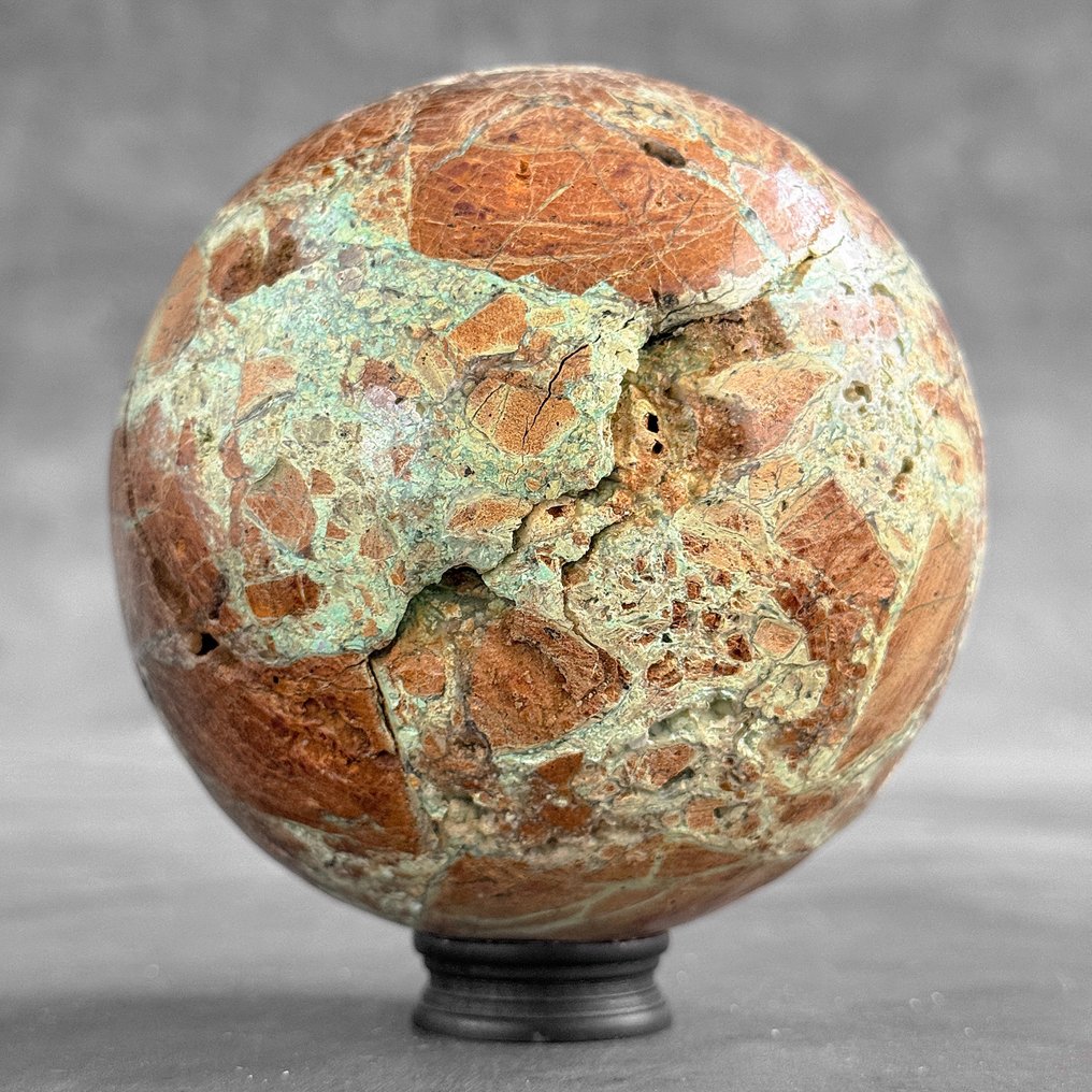 无底价 - 精美的绿色菱镁矿 球体- 1600 g #1.1