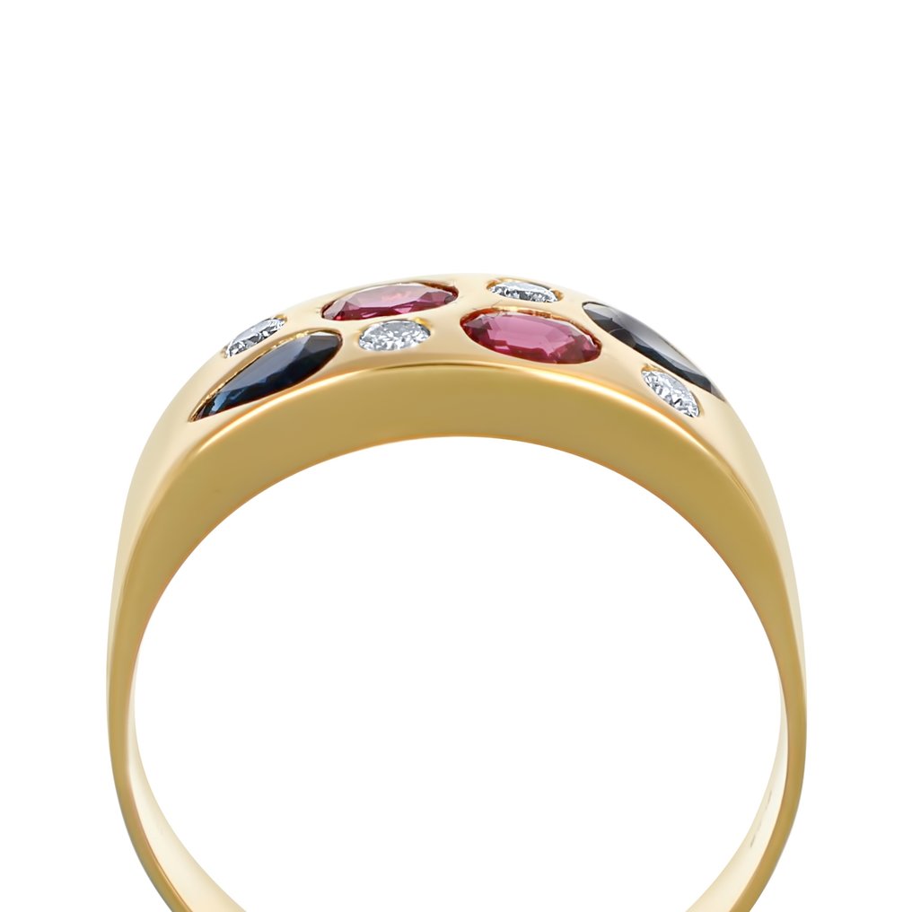 戒指 - 18 克拉 黃金 - 0.84ct. tw. #4.3