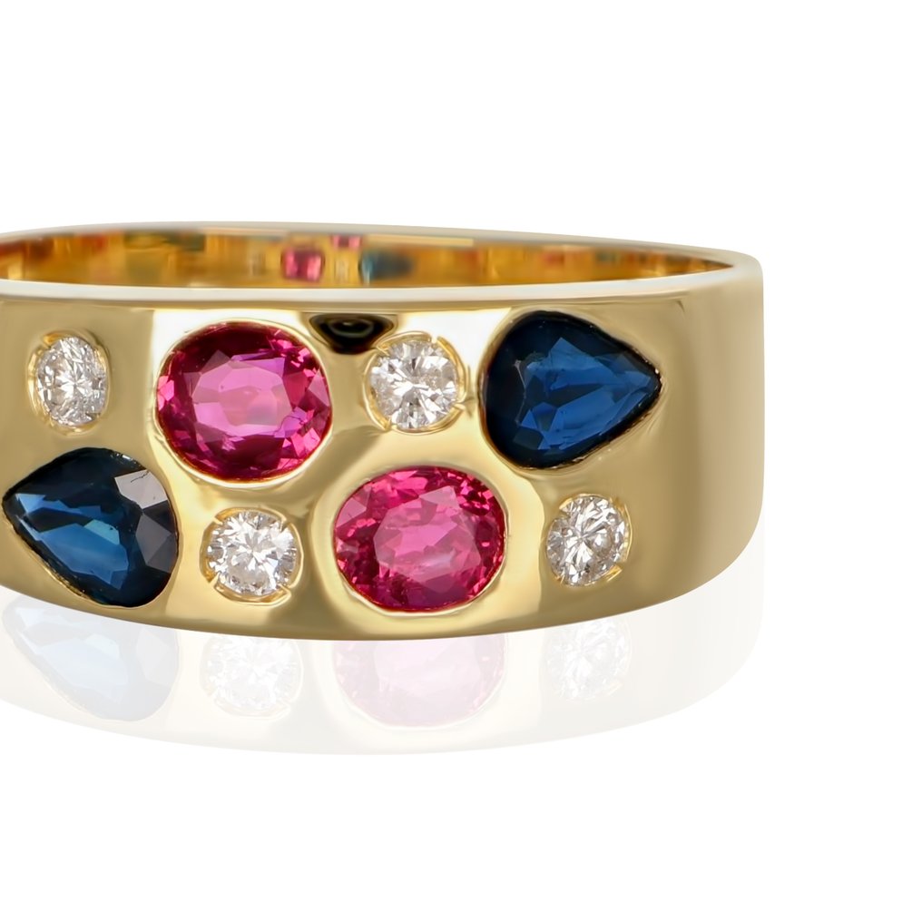 戒指 - 18 克拉 黃金 - 0.84ct. tw. #3.2