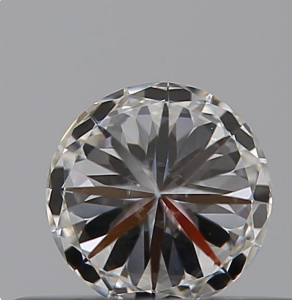 1 pcs Diamant  (Naturelle)  - 1.00 ct - Rond - E - VVS2 - Gemological Institute of America (GIA) #2.1