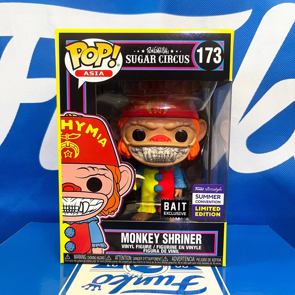 Funko  - Actionfigur Asia Ron English Sugar Circus Monkey Shriner BAIT Exclusive Limited Edition #173 - 2020+ - Kina #1.1