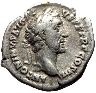 Romarriket. Antoninus Pius (138-161.. Denarius #1.2