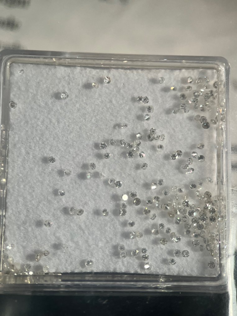 380 pcs Diamant  (Naturlig)  - 1.01 ct - D (fargeløs), I - VS2, VVS1 - Antwerp International Gemological Laboratories (AIG Israel) #2.1