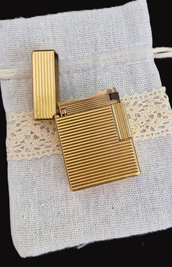 S.T. Dupont - Accendino tascabile - Placcato oro 20 micron #2.1