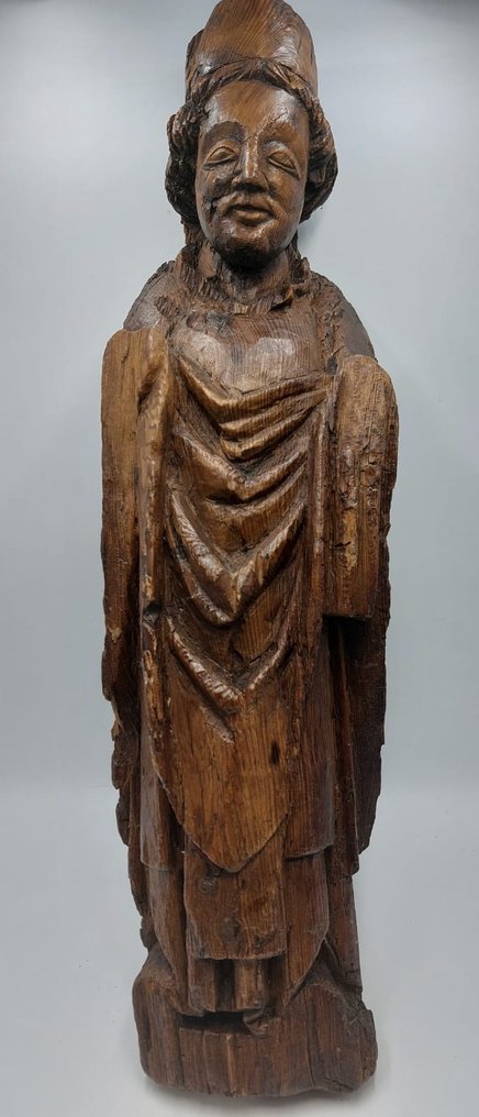 Skulptur, Escultura de obispo - 80 cm - Holz #1.2