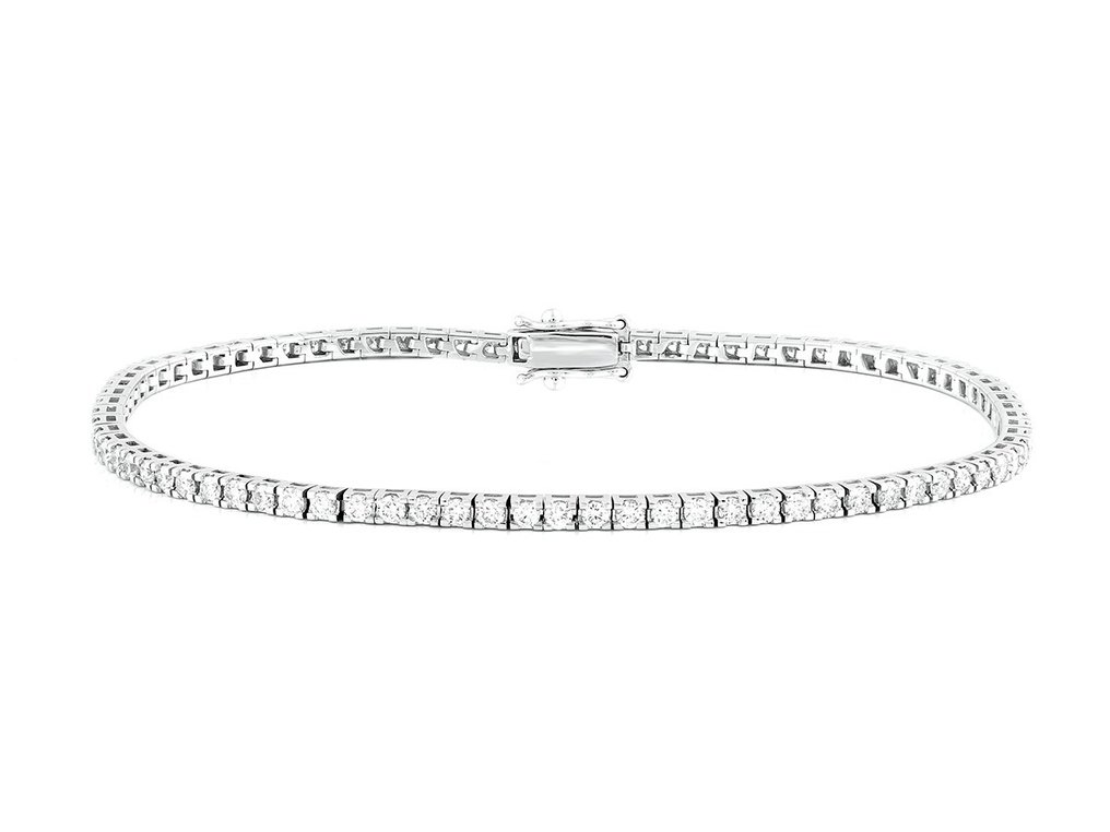 Bracelet - 18 carats Or blanc -  1.94ct. tw. Diamant  (Naturelle) #1.1