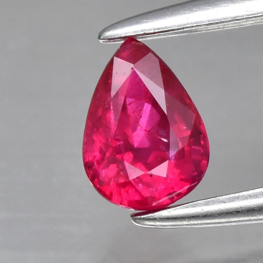 Fine Color Quality - Vivid Purple Pinkish Red Ruby - 0.40 ct #1.1
