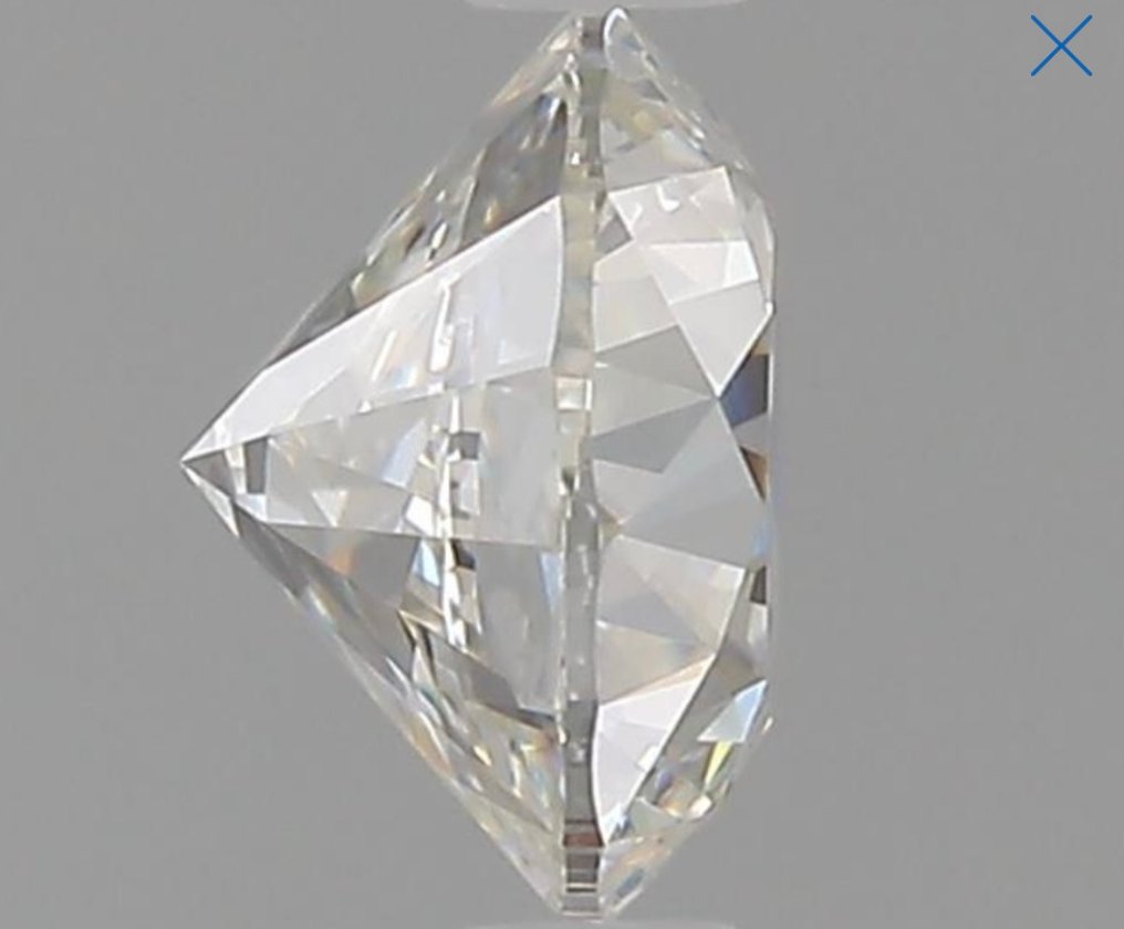 1 pcs 鑽石  (天然)  - 0.90 ct - 圓形 - E(近乎完全無色) - VVS1 - 美國寶石學院（Gemological Institute of America (GIA)） #3.1