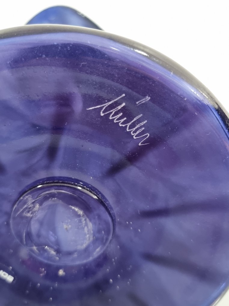 OLJOS - Muller - 花瓶 -  虹彩講壇簽名花譜  - 玻璃 #2.1