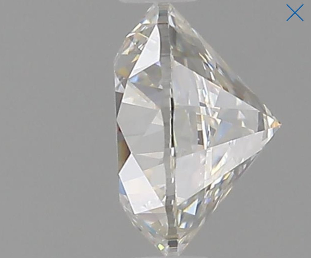 1 pcs 鑽石  (天然)  - 0.90 ct - 圓形 - E(近乎完全無色) - VVS1 - 美國寶石學院（Gemological Institute of America (GIA)） #2.1