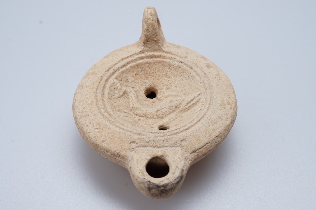 Romersk antikk Keramikk oljelampe #2.2