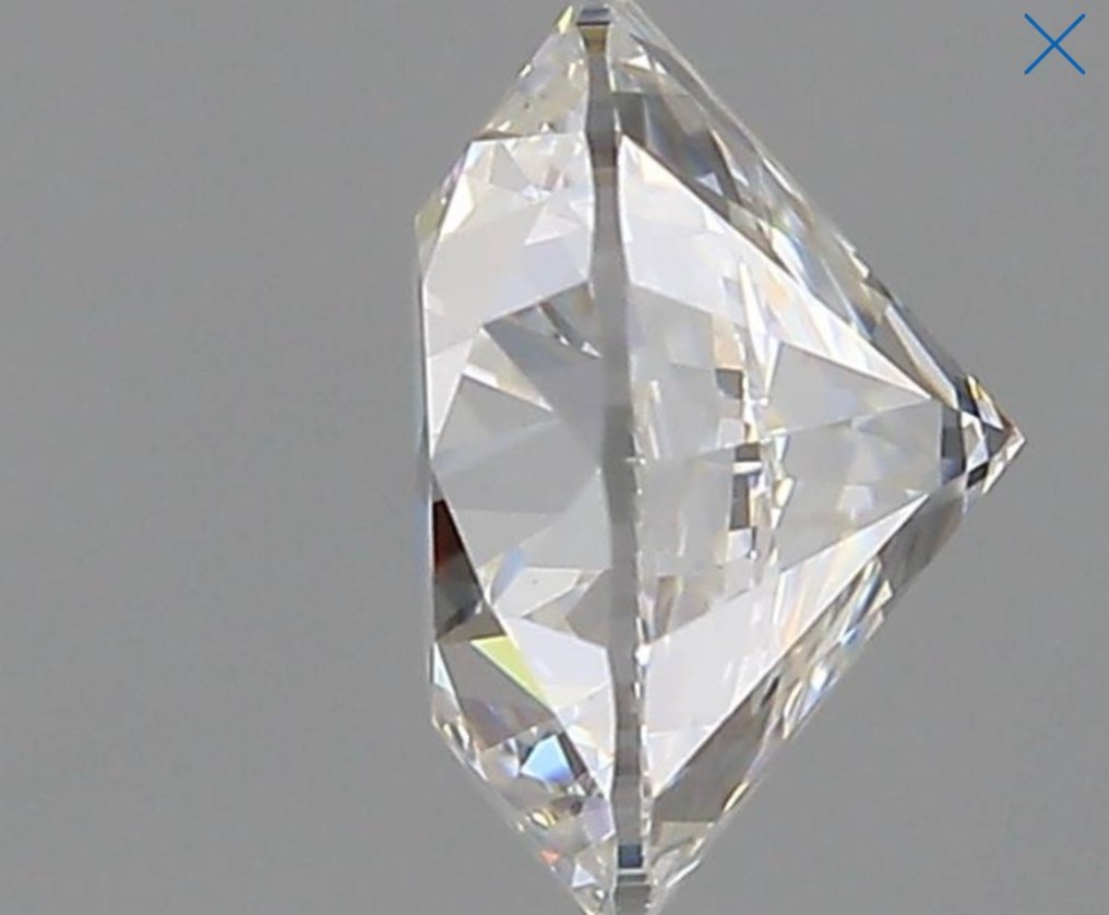 1 pcs 钻石  (天然)  - 1.01 ct - 圆形 - D (无色) - VVS2 极轻微内含二级 - 美国宝石研究院（GIA） #2.1