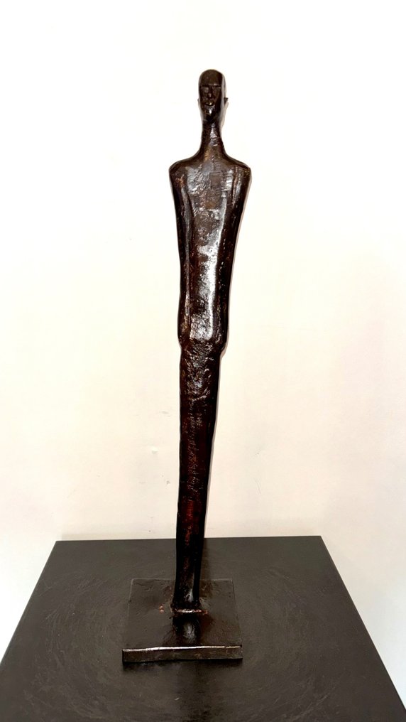Abdoulaye Derme - sculptuur, Filiforme - 45 cm - 45 cm - Brons #1.1