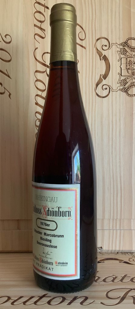 1976 Schloss Schönborn, Riesling Beerenauslese, Erbacher Marcobrunn - Rheingau Grosse Lage - 1 Bottiglia (0,7 litri) #2.1