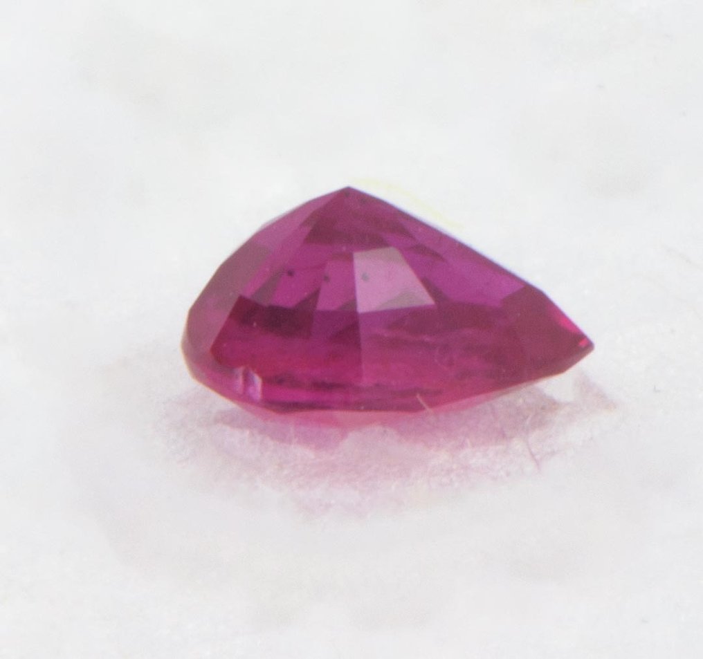 Fine Color Quality - Vivid Purple Pinkish Red Ruby - 0.40 ct #1.2