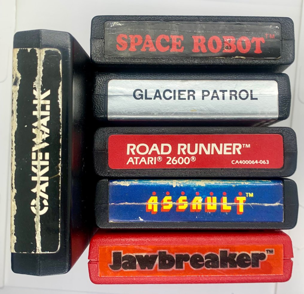 Atari - 2600 **RARE GAMES** Cakewalk - Glacier Patrol - Bomb Assault - Space Robot - Jawbreaker - Road - TV-spel #2.1