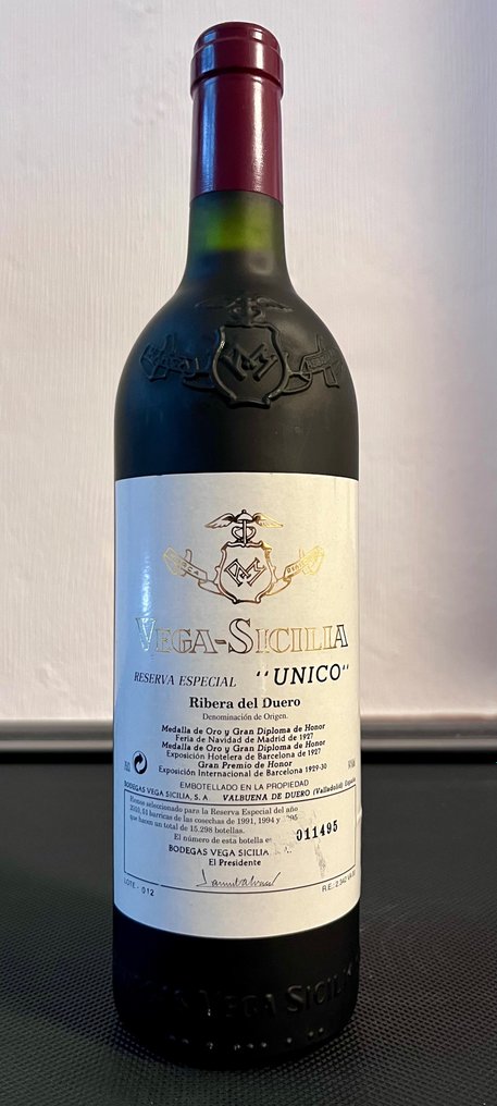 Vega Sicilia, Único, 2010 Release (vintages 1991, 1994 & 1995) - Ribera del Duero Reserva Especial - 1 Flaske (0,75Â l) #1.1