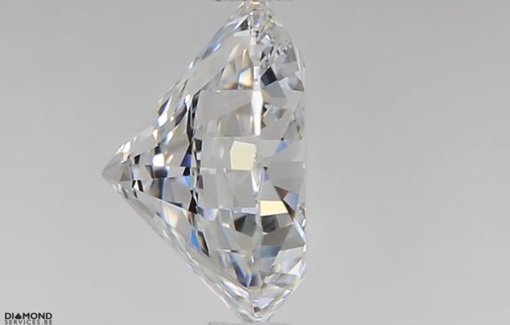 1 pcs 鑽石  (天然)  - 1.01 ct - 圓形 - D (無色) - IF - HRD Antwerp #3.1