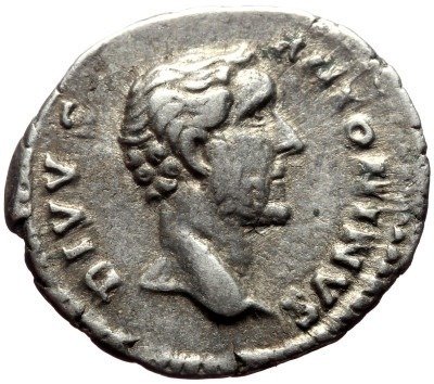 Romarriket. Antoninus Pius (138-161.. Denarius #1.1